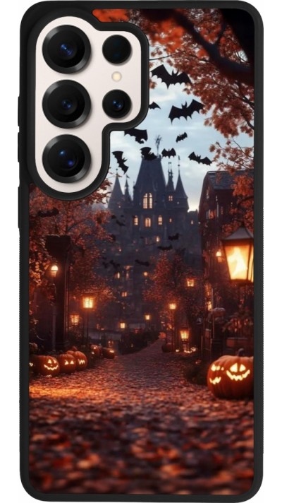 Samsung Galaxy S26 Ultra Case Hülle - Silikon schwarz Halloween 2025 Haunted house