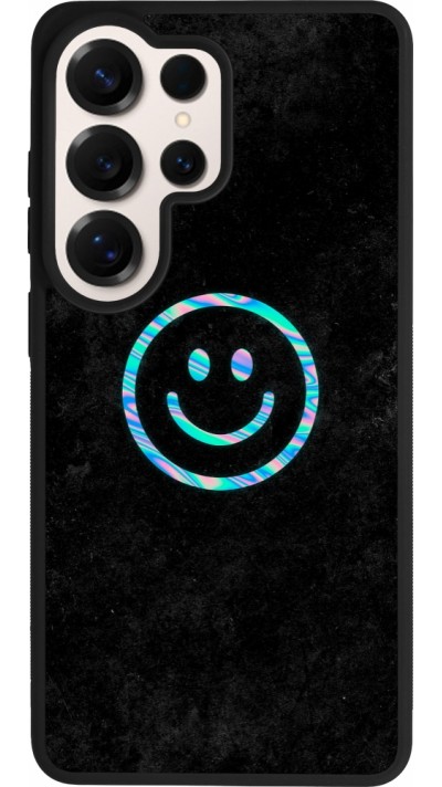 Samsung Galaxy S26 Ultra Case Hülle - Silikon schwarz Happy smiley irisirt
