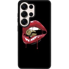 Samsung Galaxy S26 Ultra Case Hülle - Silikon schwarz Lips bullet
