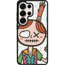 Samsung Galaxy S26 Ultra Case Hülle - Silikon schwarz Little Girl Sketch