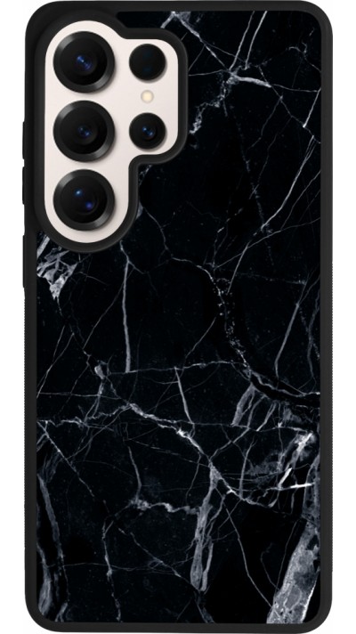 Samsung Galaxy S26 Ultra Case Hülle - Silikon schwarz Marble Black 01
