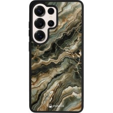 Samsung Galaxy S26 Ultra Case Hülle - Silikon schwarz Oliv Marmor