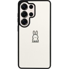 Coque Samsung Galaxy S26 Ultra - Silicone rigide noir Minimal bunny cutie