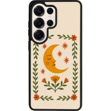 Coque Samsung Galaxy S26 Ultra - Silicone rigide noir Half moon stamp 2026