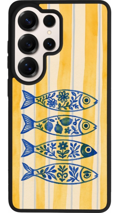 Coque Samsung Galaxy S26 Ultra - Silicone rigide noir Portuguese fish 2026