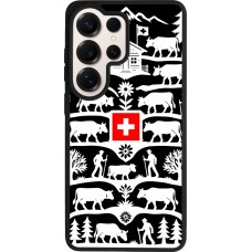 Coque Samsung Galaxy S26 Ultra - Silicone rigide noir Poya Suisse 3 noir