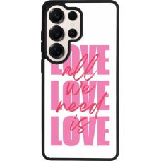 Samsung Galaxy S26 Ultra Case Hülle - Silikon schwarz Saint Valentines Day 26 Love all we need is