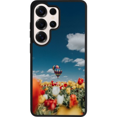 Coque Samsung Galaxy S26 Ultra - Silicone rigide noir Hot air balloon Spring 2026