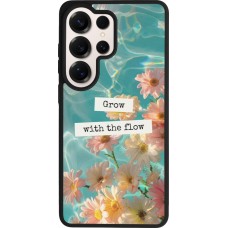 Coque Samsung Galaxy S26 Ultra - Silicone rigide noir Summer 2025 Grow with the flow