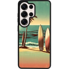 Coque Samsung Galaxy S26 Ultra - Silicone rigide noir Surf Paradise
