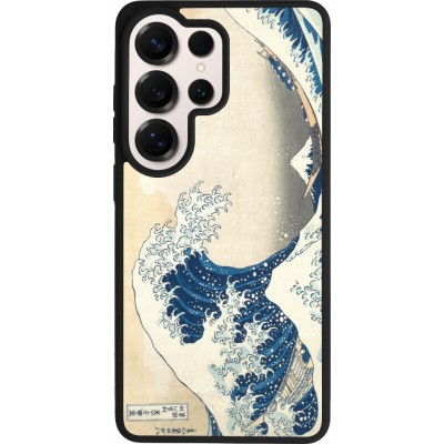 Coque Samsung Galaxy S26 Ultra - Silicone rigide noir Tableau art - La Grande Vague de Kanagawa - Hokusai