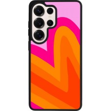 Samsung Galaxy S26 Ultra Case Hülle - Silikon schwarz Valentine 2024 heart gradient