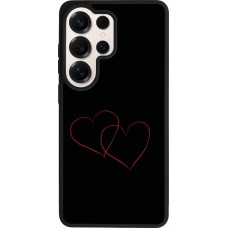 Coque Samsung Galaxy S26 Ultra - Silicone rigide noir Valentine 2023 attached heart