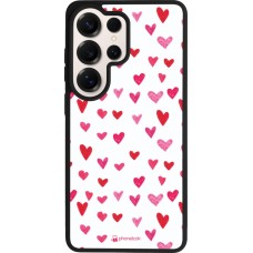 Samsung Galaxy S26 Ultra Case Hülle - Silikon schwarz Valentine 2022 Many pink hearts