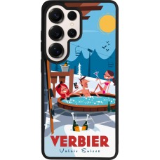 Coque Samsung Galaxy S26 Ultra - Silicone rigide noir Verbier Mountain Jacuzzi