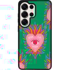 Coque Samsung Galaxy S26 Ultra - Silicone rigide noir Viva la vida 2026