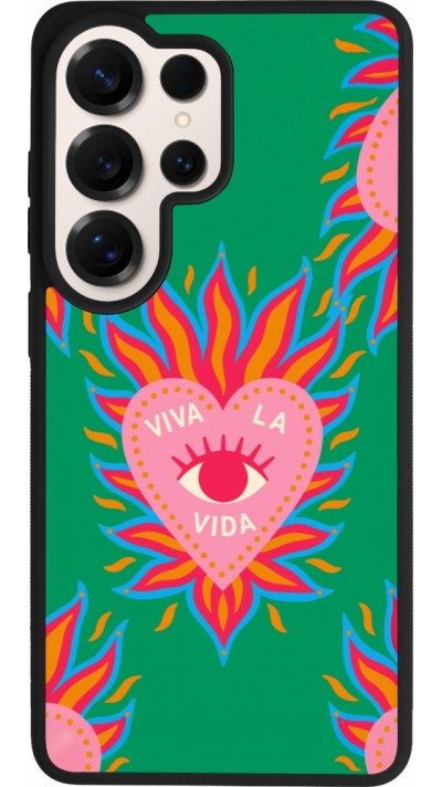Samsung Galaxy S26 Ultra Case Hülle - Silikon schwarz Viva la vida 2026