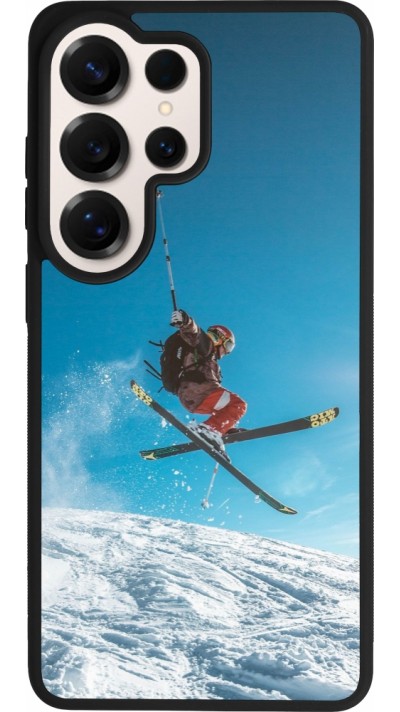 Samsung Galaxy S26 Ultra Case Hülle - Silikon schwarz Winter 22 Ski Jump