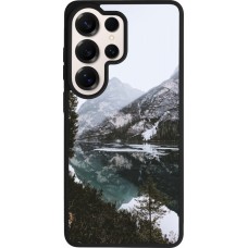 Samsung Galaxy S26 Ultra Case Hülle - Silikon schwarz Winter 22 snowy mountain and lake