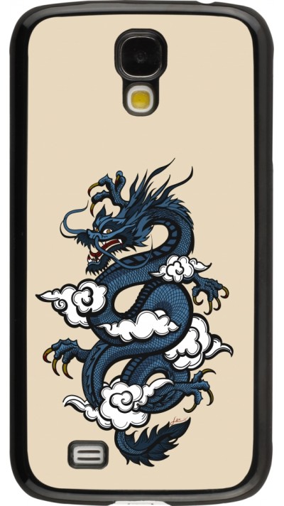 Samsung Galaxy S4 Case Hülle - Blue Dragon Tattoo