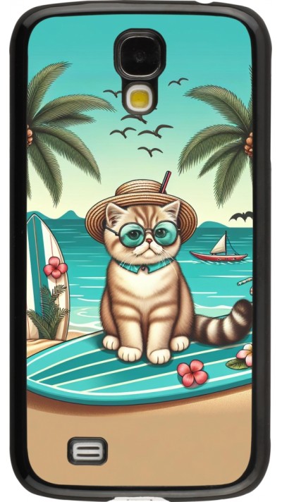 Samsung Galaxy S4 Case Hülle - Chat Surf Stil