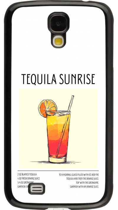 Samsung Galaxy S4 Case Hülle - Cocktail Rezept Tequila Sunrise