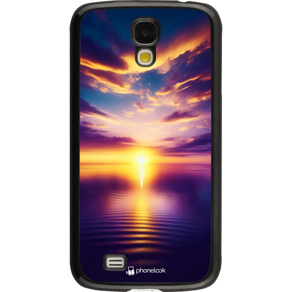 Samsung Galaxy S4 Case Hülle - Sonnenuntergang gelb violett
