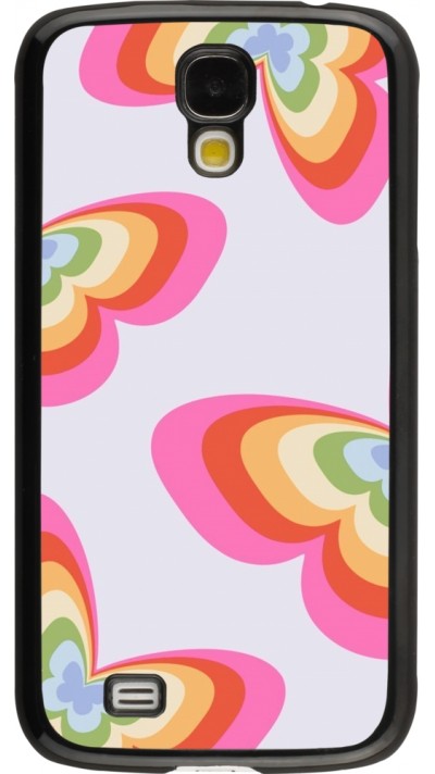 Samsung Galaxy S4 Case Hülle - Easter 2024 rainbow butterflies