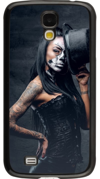 Samsung Galaxy S4 Case Hülle - Halloween 22 Tattooed Girl
