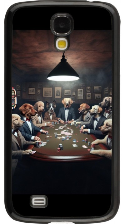 Samsung Galaxy S4 Case Hülle - Die Pokerhunde