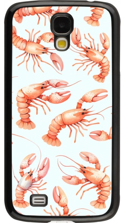 Samsung Galaxy S4 Case Hülle - Muster von pastellfarbenen Hummern