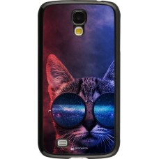 Coque Samsung Galaxy S4 - Red Blue Cat Glasses