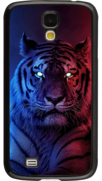 Coque Samsung Galaxy S4 - Tiger Blue Red
