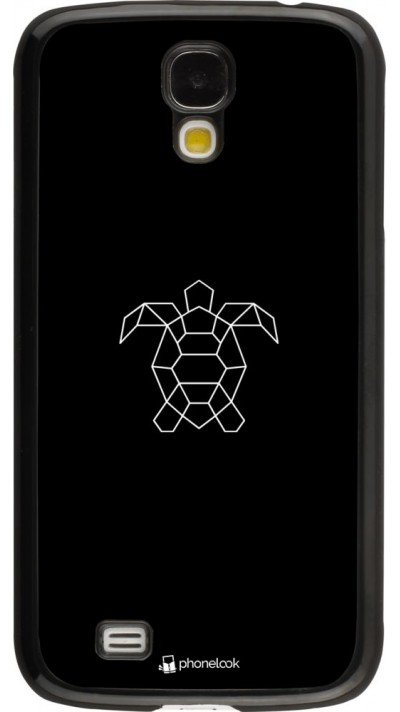 Coque Samsung Galaxy S4 - Turtles lines on black