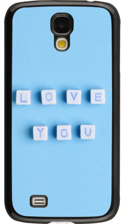 Coque Samsung Galaxy S4 - Valentine 2023 blue love you