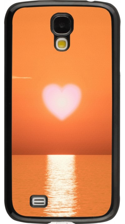 Coque Samsung Galaxy S4 - Valentine 2023 heart orange sea