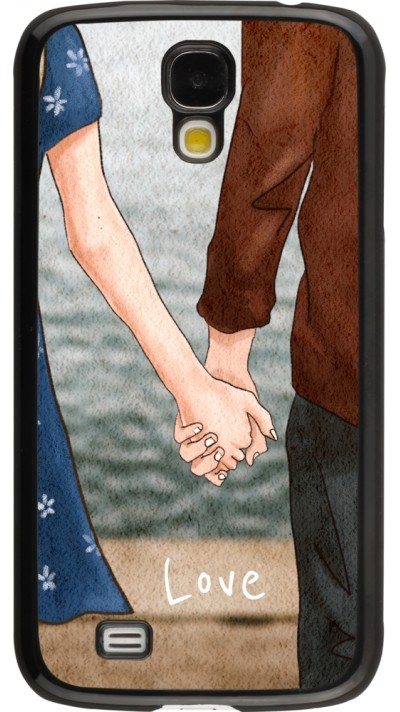 Coque Samsung Galaxy S4 - Valentine 2023 lovers holding hands