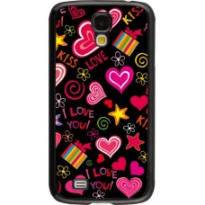 Samsung Galaxy S4 Case Hülle - Valentine 2023 love symbols