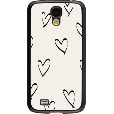 Samsung Galaxy S4 Case Hülle - Valentine 2023 minimalist hearts