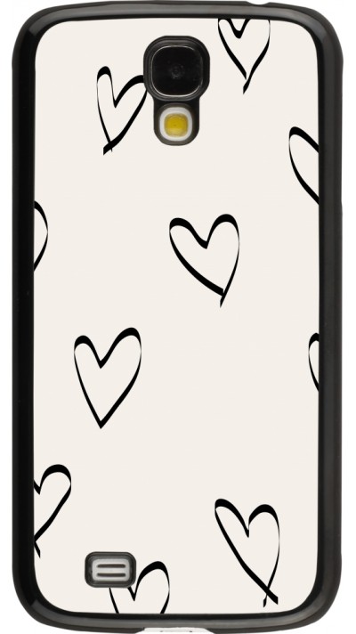 Samsung Galaxy S4 Case Hülle - Valentine 2023 minimalist hearts