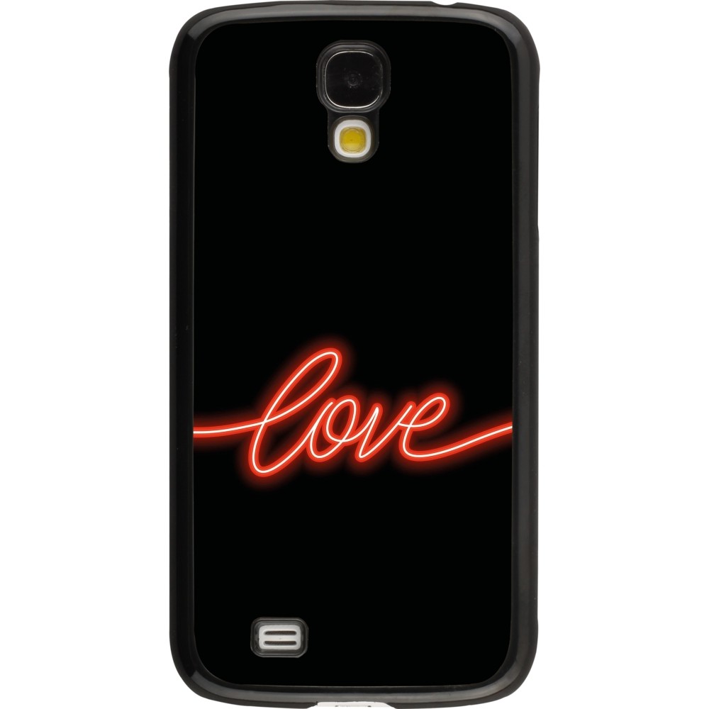 Samsung Galaxy S4 Case Hülle - Valentine 2023 neon love