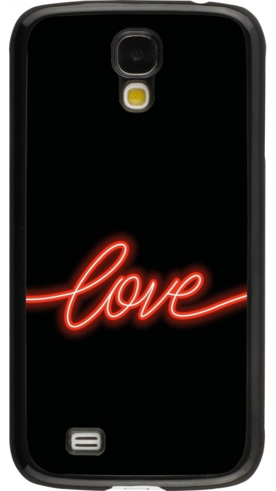 Samsung Galaxy S4 Case Hülle - Valentine 2023 neon love