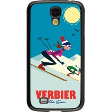 Samsung Galaxy S4 Case Hülle - Verbier Ski Downhill