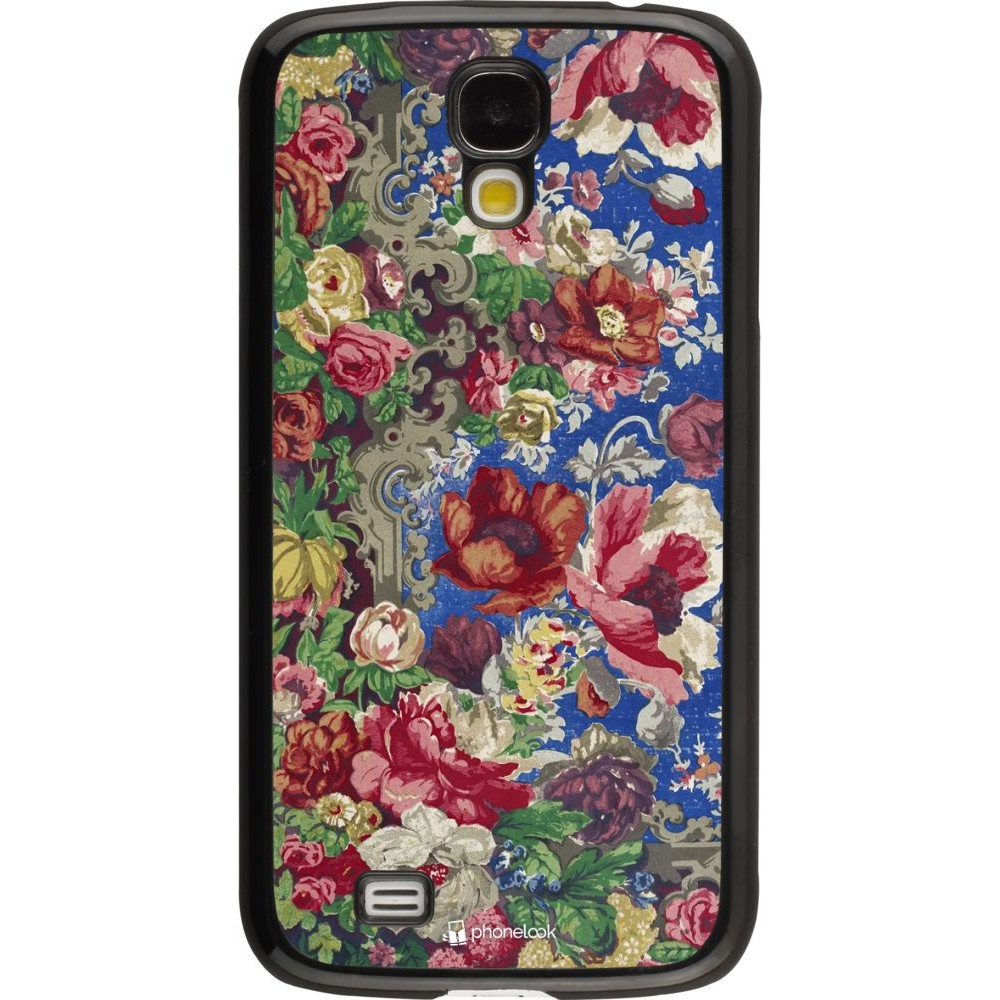 Coque Samsung Galaxy S4 - Vintage Art Flowers