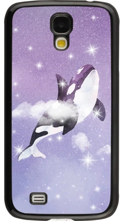 Coque Samsung Galaxy S4 - Whale in sparking stars