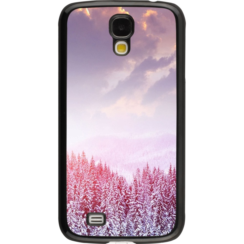 Samsung Galaxy S4 Case Hülle - Winter 22 Pink Forest