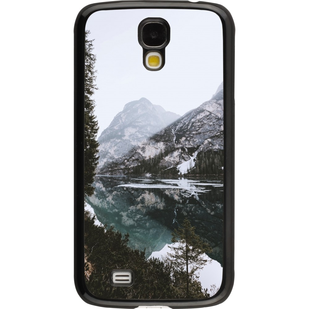 Samsung Galaxy S4 Case Hülle - Winter 22 snowy mountain and lake