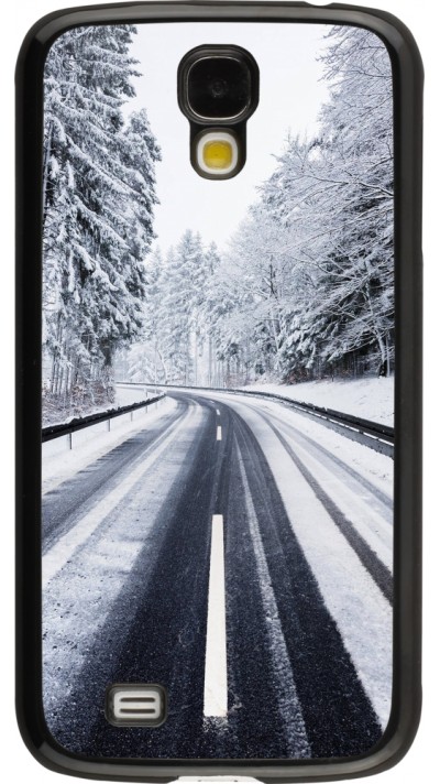 Samsung Galaxy S4 Case Hülle - Winter 22 Snowy Road