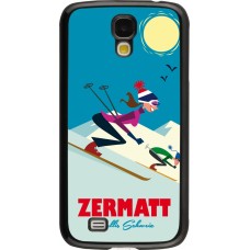 Samsung Galaxy S4 Case Hülle - Zermatt Ski Downhill