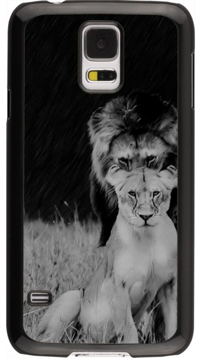 Coque Samsung Galaxy S5 - Angry lions